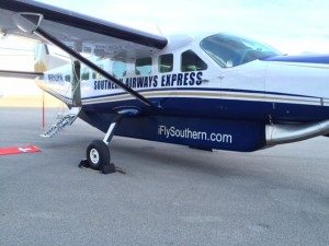 Southern Airways Express operates 8 and 9 passenger planes.